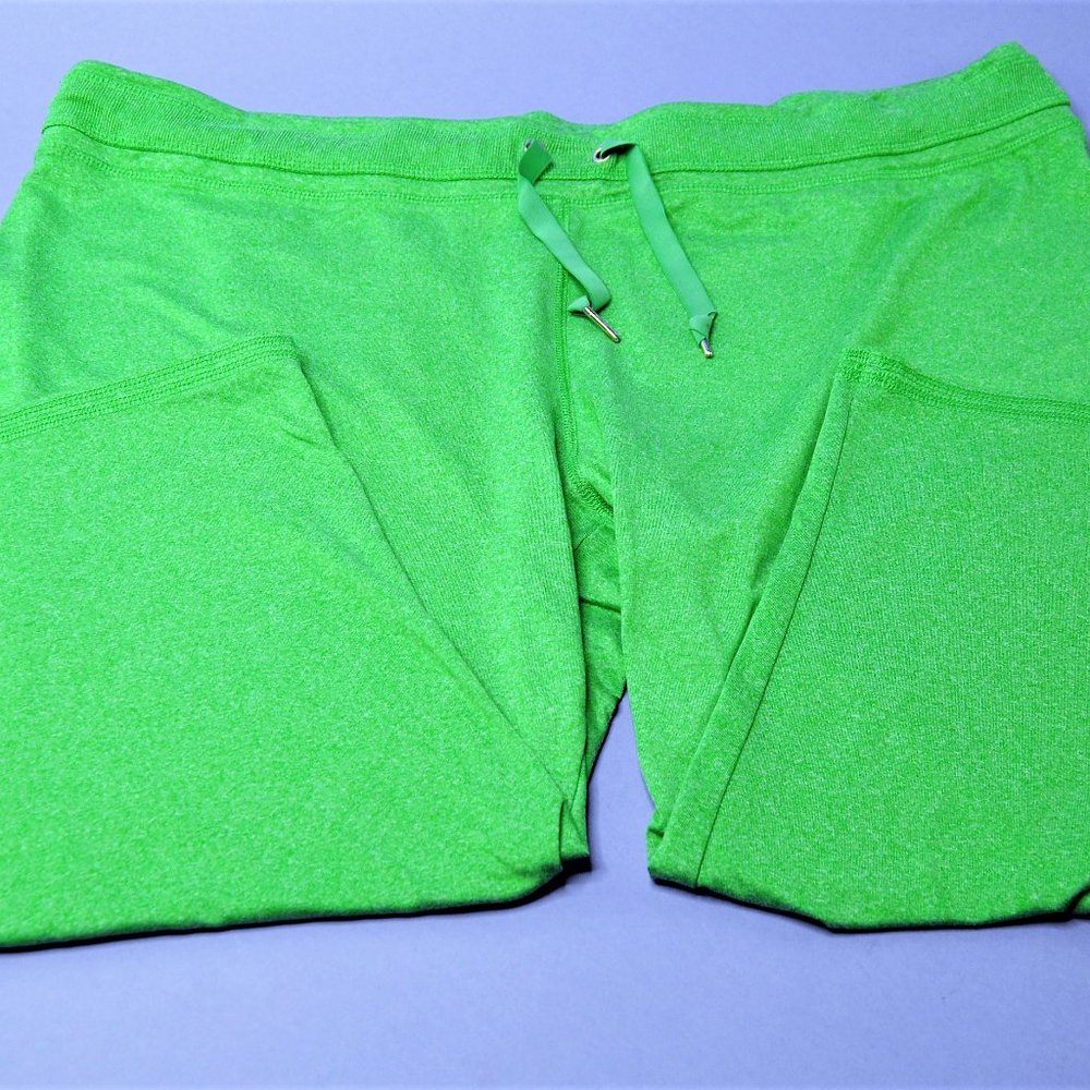 Champion Lime Green Capris Pants with Tie in Front